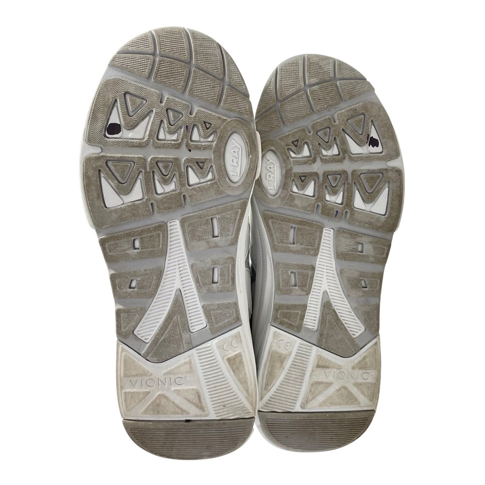 Vionic Walk Strider White Grey Active Walking Sho… - image 8